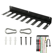 Baseball Bat Wall Mount - Heavy Duty Metal Softball Bat Storage Rack for Garage, Gym, and Lounge Use