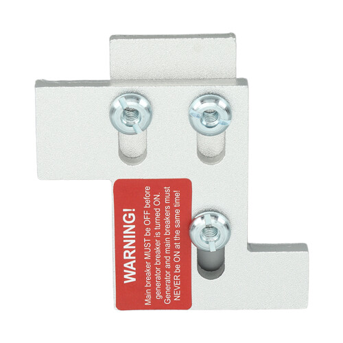 Generator Interlock Plate Kit Generator Control 1