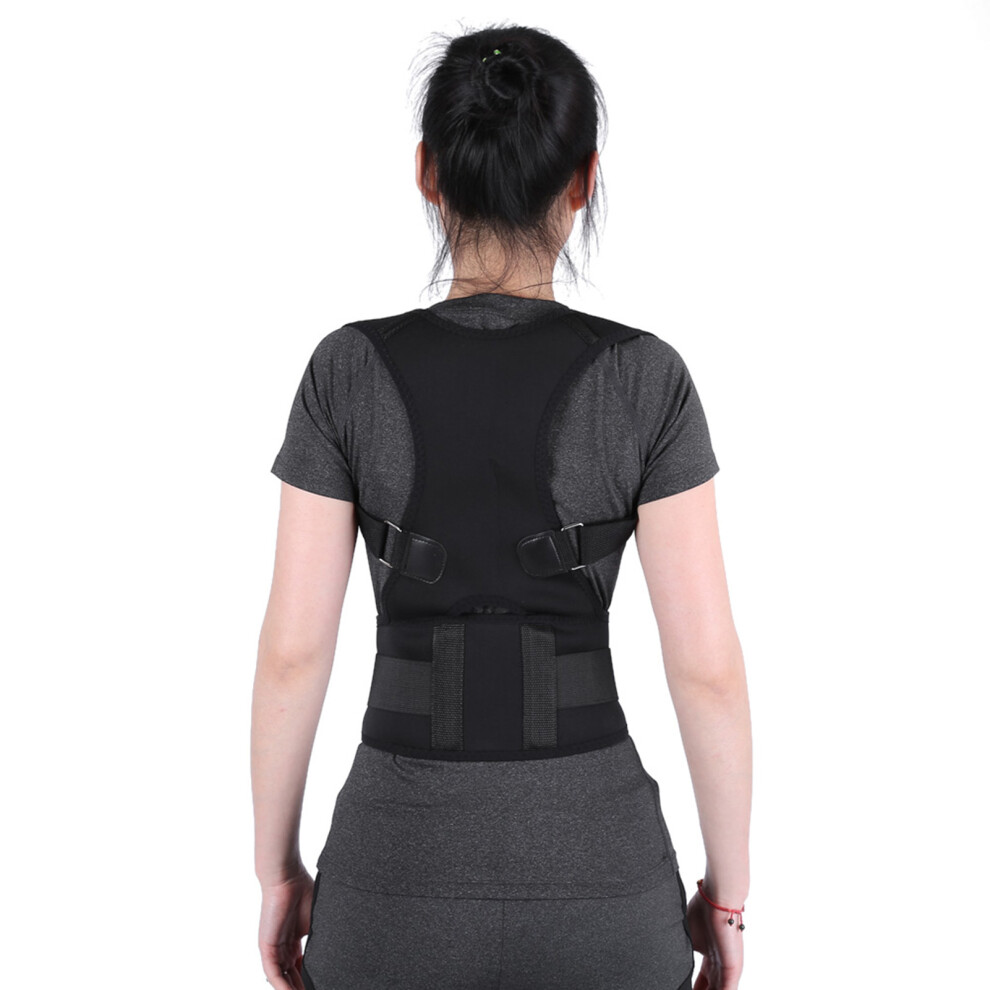 Black Posture Correct Belt Xxl For Back And Shoulder Alignment