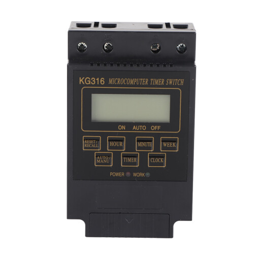 LCD-Digital-Timer-Schalter programmierbar 10A 120x74x51mm AC220V 1