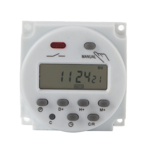 LCD Digitaler Stromzeitrelais-Schalter 220VAC Programmierbar 10A Steuerung 1