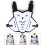 Motorcycle Vest Shockproof Breathable Chest Back 4