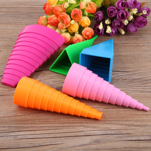Versatile 5 Shape Paper Quilling Craft Tool in Vibrant Mixed Colors