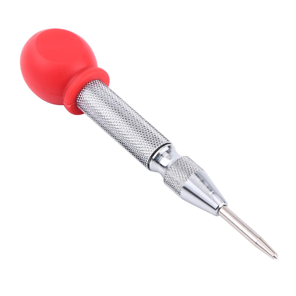 Automatic Center Punch Spring Loaded Marking Tool - Silver, 130Mm 6951341261466