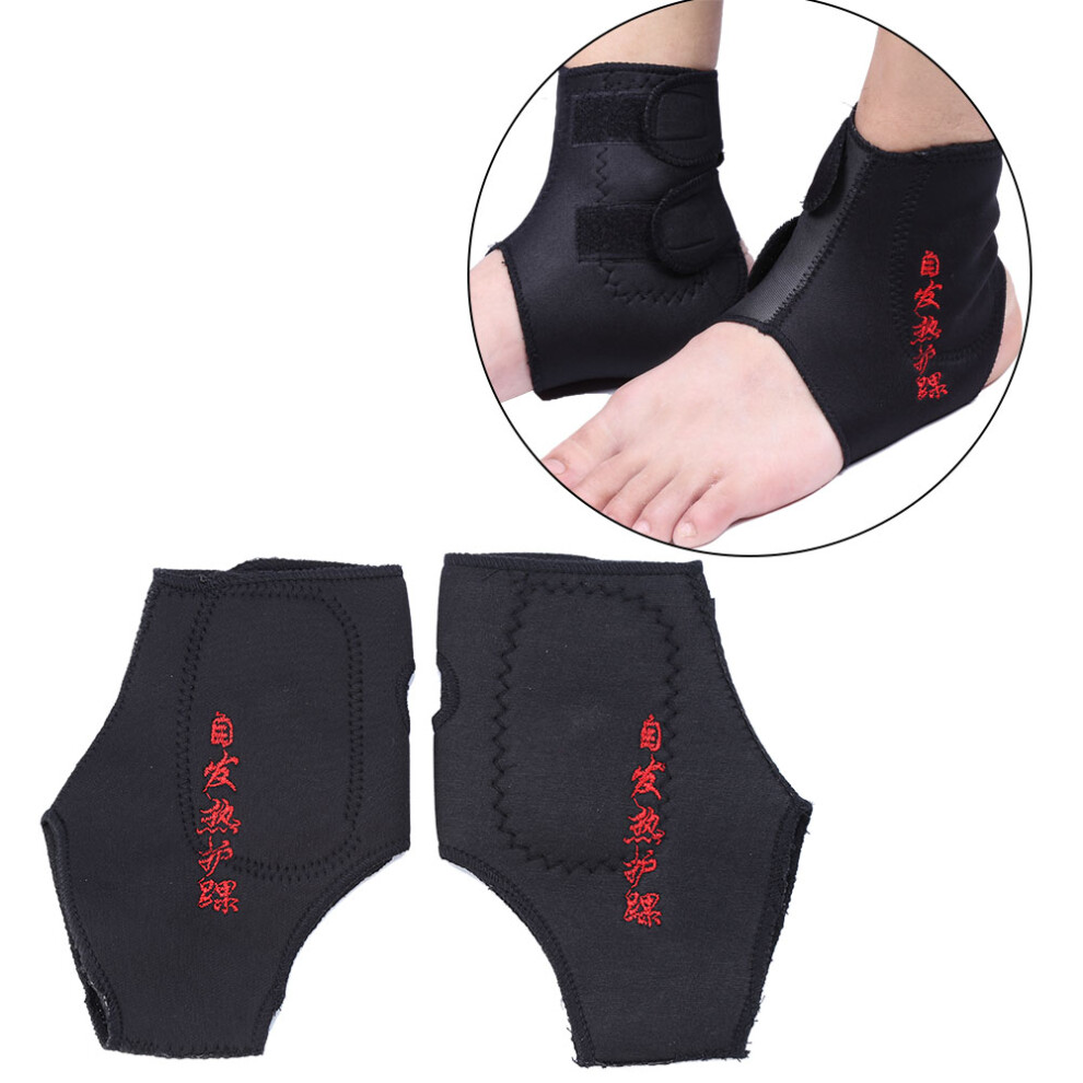 Self Heating Ankle Support Brace with Compression for Pain Relief