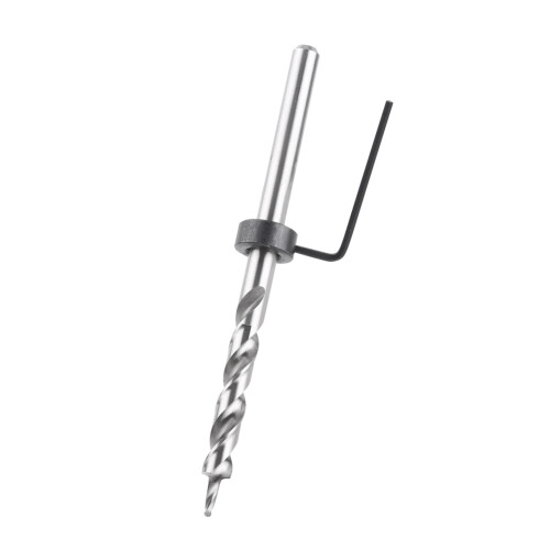 Adjustable 3/8" Lip & Spur Drill Bit for Wood with Depth Stop & Hex Key 2