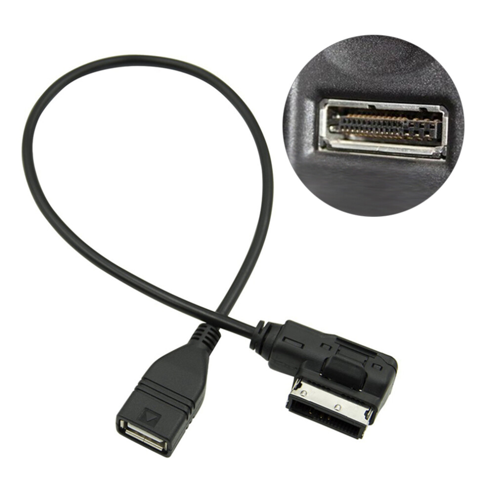 Car Aux Mp3 Cable For Audi Q5 Q7 R8 A3 A4 A5 A6 Usb Music Interface Adapter 9311341263421