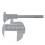 Eyebrow Tattoo Measuring Tool 150MM Plastic Permanent Makeup Micrometer 8