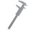 Eyebrow Tattoo Measuring Tool 150MM Plastic Permanent Makeup Micrometer 1