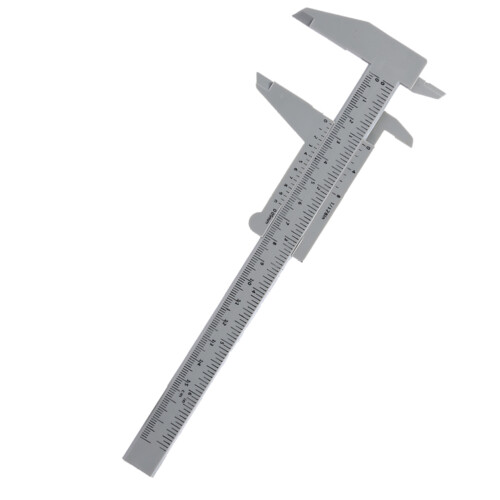 Eyebrow Tattoo Measuring Tool 150MM Plastic Permanent Makeup Micrometer
