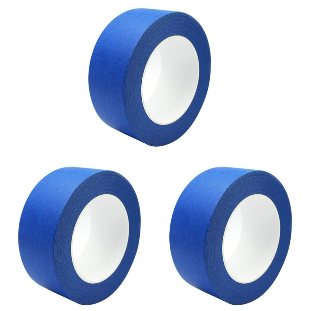 Blue Painters Masking Tape Bulk Pack - 2 Rolls, No Residue, Sharp Lines, Ideal For Multiple Surfaces, 1.88 Inch Wide 6276012461472