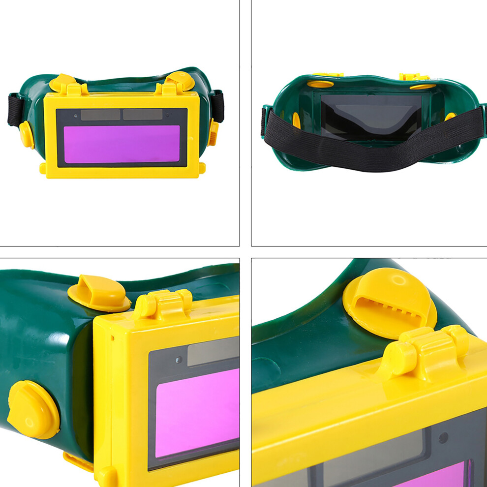 Auto Darkening Welding Helmet Solar Power, DIN 11 Shade, 92x31mm
