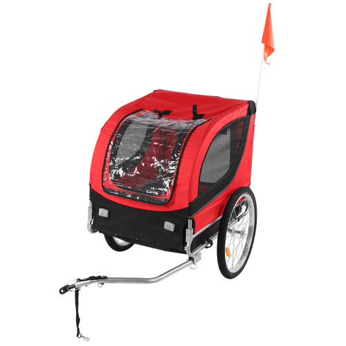 Pet Bike Trailer Smoothly Rolling Safety Bicycle 1