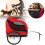 Pet Bike Trailer Smoothly Rolling Safety Bicycle 10