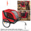 Pet Bike Trailer Smoothly Rolling Safety Bicycle 15