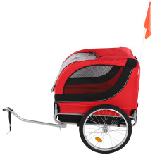 Pet Bike Trailer Smoothly Rolling Safety Bicycle