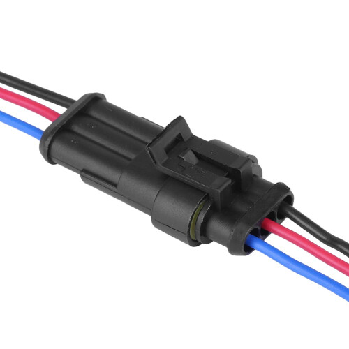 Durable Waterproof 3 Pin Car Wire Connector Auto Electrical Plug
