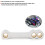 Motorcycle Lowering Link Silver Fits for Honda CBR 8