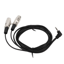 Duales XLR-Weibchen zu 3,5-mm-Y-Verteilerkabel 0,3 m