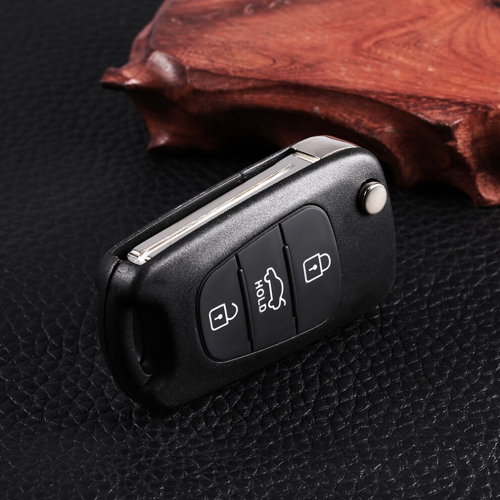 Kia Auto Flip Key Cover For Rondo Sportage Soul Rio Remote Case Black 4601341270075