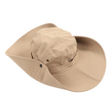 Sombrero tipo cubo UPF50 42cm caqui impermeable ajustable