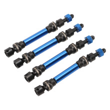 4 piezas de eje de transmisión delantero/trasero de 123 mm azul oscuro RC 1/10