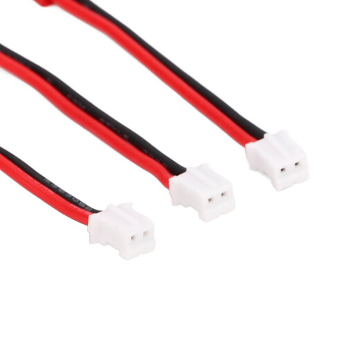 3 Stück PH2.0 auf JST-Stecker-Adapter 72mm Schwarz/Rot 2