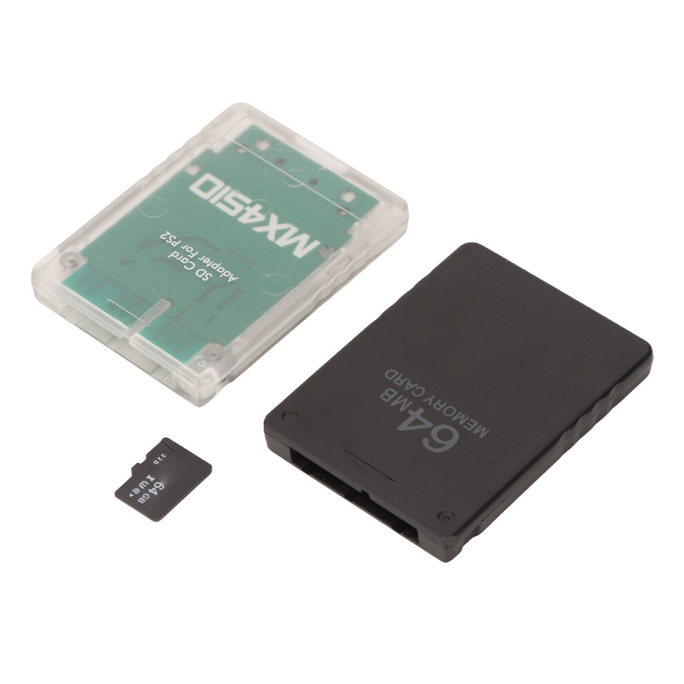 Memory Card Reader For Ps2 Fat 64G + Fmcb 64Mb Game Card Adapter 6941341271022