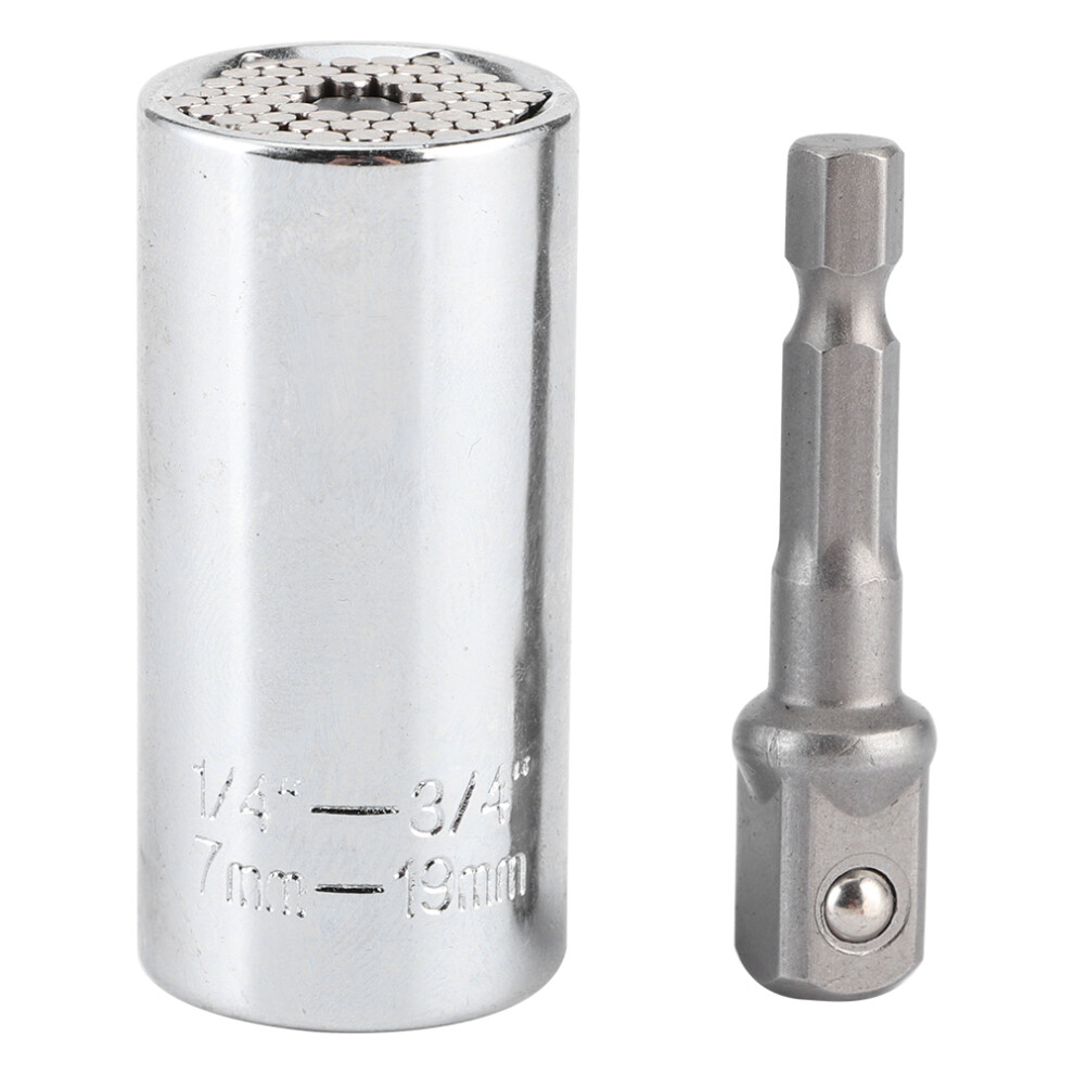 2Pcs 7-19Mm/0.3-0.7In Universal Socket Grip 3/8In 9121376676765