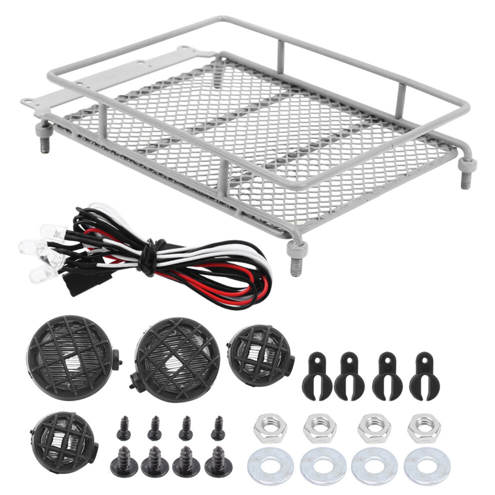 Metal Roof Rack Luggage Carrier With Led Fit Light 9121376676857