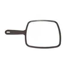 Rasierspiegel mit quadratischem Griff, HD ABS/Glas