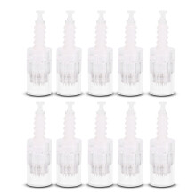 12 Pin Needle Cartridges Tip Replacement for Electric Auto Derma Pen 10PCS