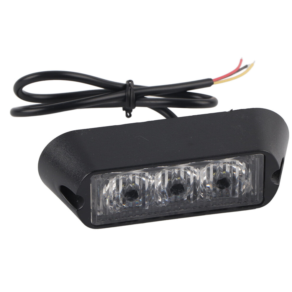 3 Led Emergency Strobe Waterproof 12-24V Truck Car Suv Flashing Warning White/Light 4661341275654