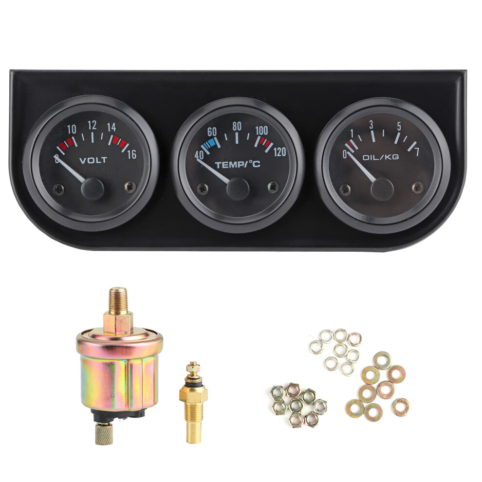 1/8In Npt 52Mm/2In 3ÂInâ1 Car Meter 8Â16V 9121376677878