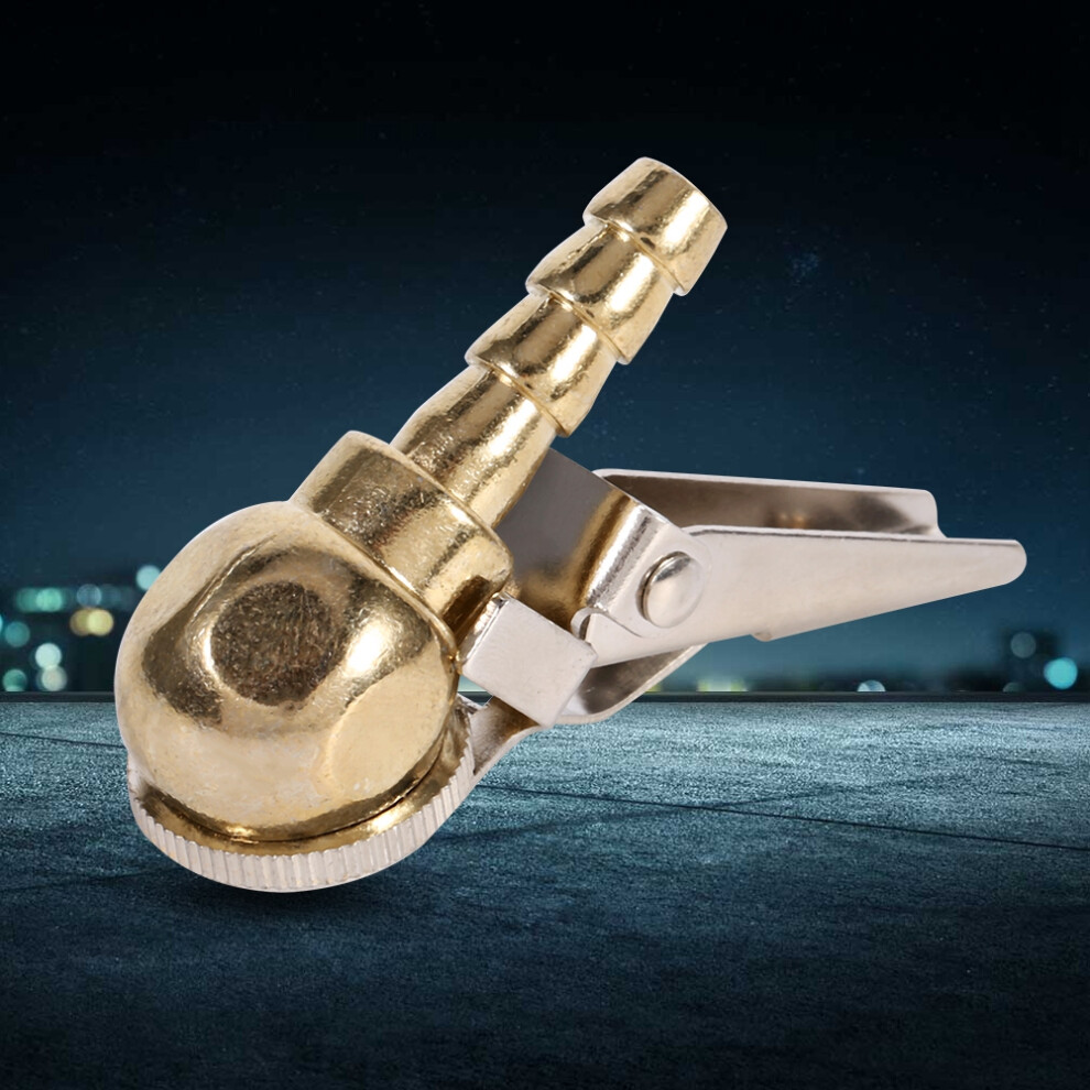Inflator Gauge With Hose Barb Clip And Ball Foot Air Chuck Fitting Tool 8071341281818