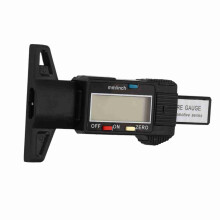 Digital Tyre Tread Depth Gauge 0-25.4mm LCD Display Measurer Black