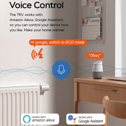 Wireless Smart Radiator Valve with Mobile App Control and Zigbee Support 1