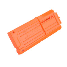 Lightweight Orange 12-Round Darts Plastic Magazine Clip - Replacement Item