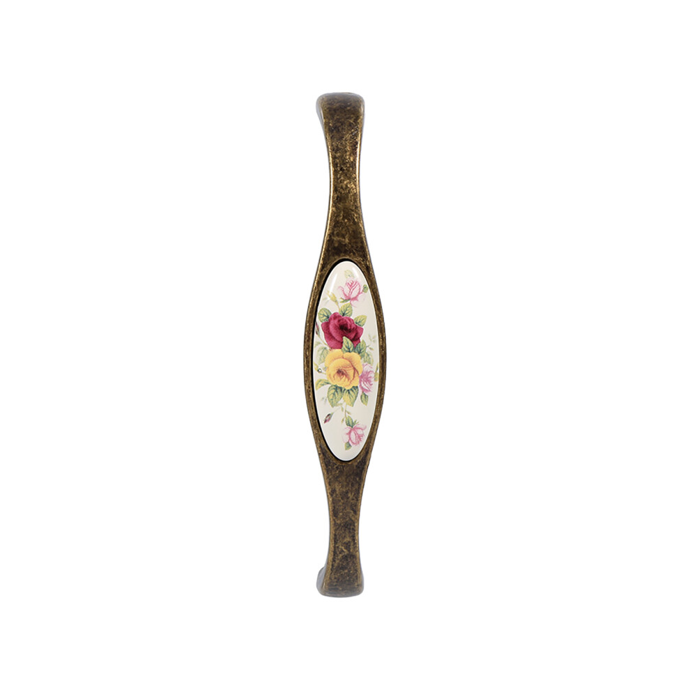 Vintage Ceramic Zinc Alloy Door Handle With 8 Sizes, 14.8Cm X 4.5Cm 8711341286238