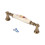 Chic Vintage Style Rose Ceramic Bronze Drawer Knobs Perfect for Cabinetry 2