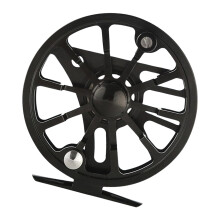 Portable Alloy Fly Fishing Reel Ergonomic Baitcasting Reel Lightweight Fishing Tool Easy to Use 7 Black