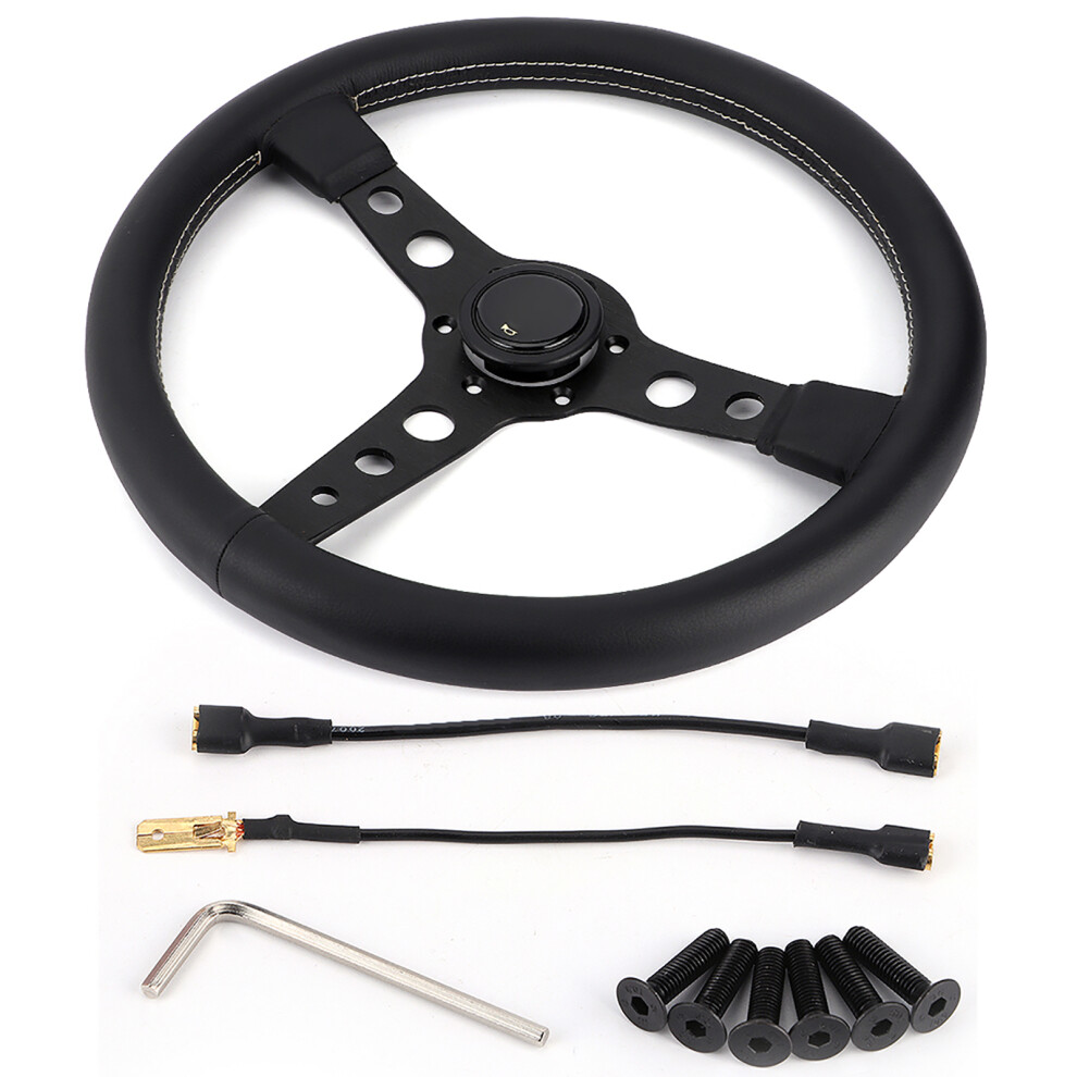 350Mm/14In For Momo Prototipo Style 6ÂBolt Black 9121376679025