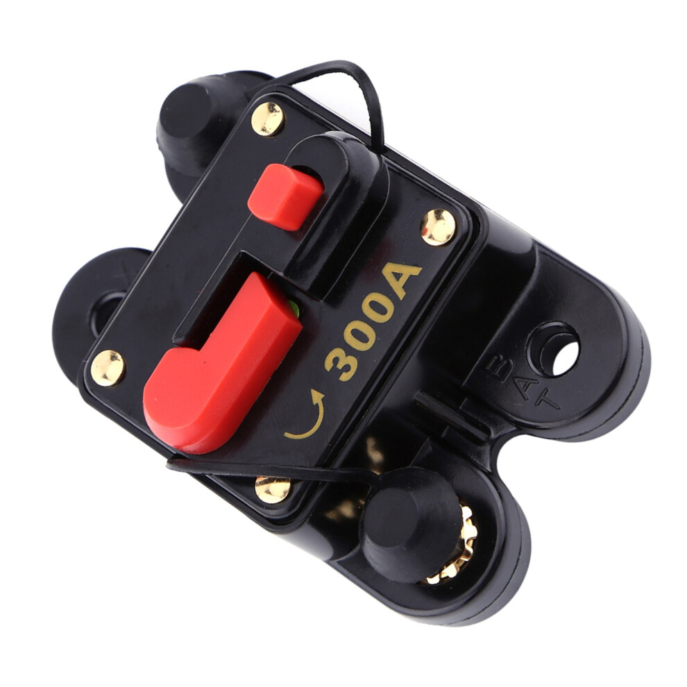 12V Dc Circuit Breaker 300A For Car Marine Boat Bike Stereo Audio Reset Fuse 3321341287637
