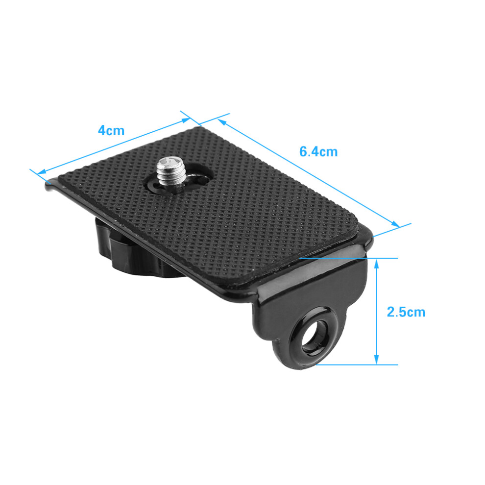 Quick Release Strap Plate Buckle For Dslr Camera Neck Shoulder Belt Uk Black 4941341287810
