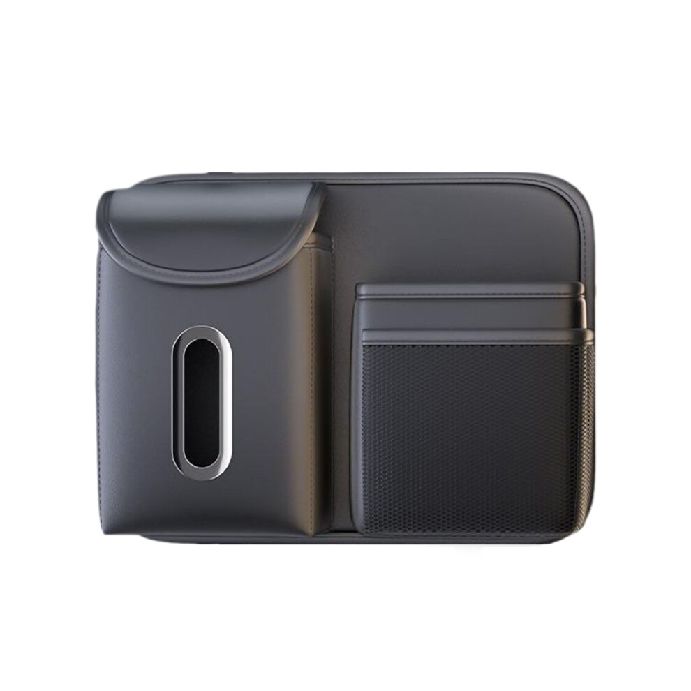 (Black) Seat Back Hanging Garbage Bin Say Goodbye To Car Clutter Making Black 9396653305038