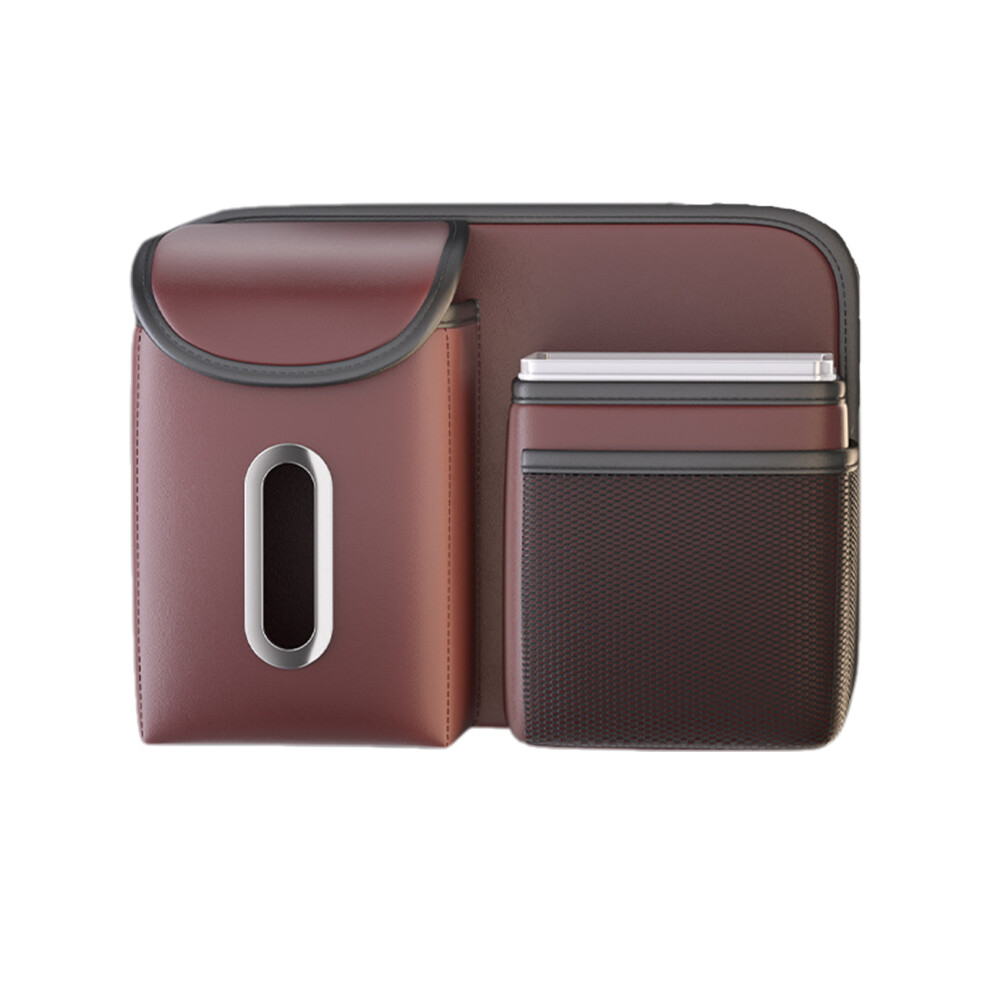 (Red) Seat Back Hanging Garbage Bin Say Goodbye To Car Clutter Making Red 9396653025073