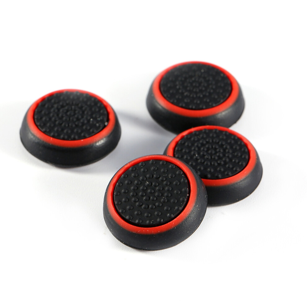 Silicone Thumb Stick Covers 4-Pack For Ps3 Ps4 Xbox Controllers Red 5011341290314