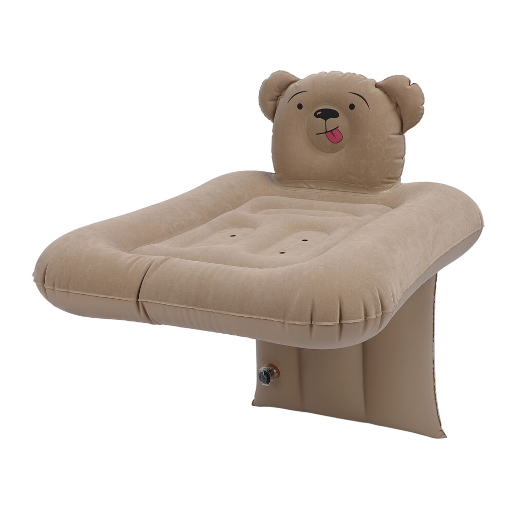 3-in-1 Valve Inflatable Toddler Car Bed Easy Setup with Bear Shape-image-OPC-PJMFYTX-NEW