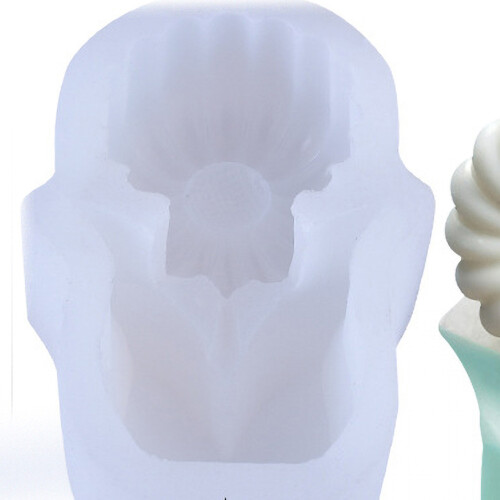 Modell: Blütenform 3D-Silikon 73x110x38mm, Farbe 2