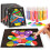 Sandzeichnungspapier-Set - 24 Blätter, 12 Farben 5